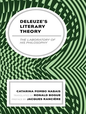 cover image of Deleuze's Literary Theory